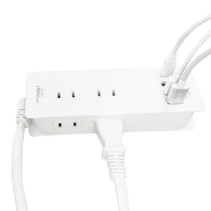 エアージェイ PD20W対応 USB+AC電源タップ(1．5m) ホワイト AOT-415WH-イメージ4