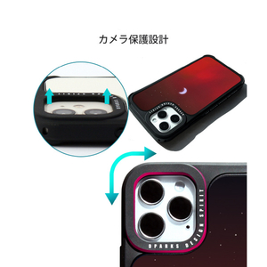 Dparks iPhone 12 mini用TWINKLE COVER ミニムーン ブルー DS19763I12-イメージ6