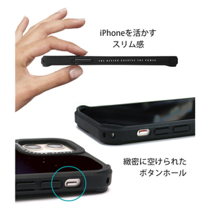 Dparks iPhone 12 mini用TWINKLE COVER ミニムーン ブルー DS19763I12-イメージ7