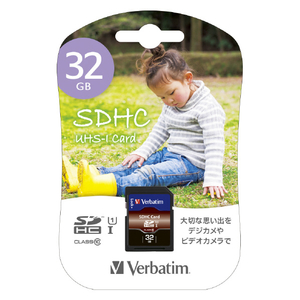 Verbatim SDカード(32GB/UHS-1) ブラック SDHC32GJVBE-イメージ2