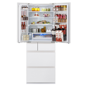 パナソニック 525L 6ドア冷蔵庫 アルベロオフホワイト NR-F539HPX-W-イメージ2