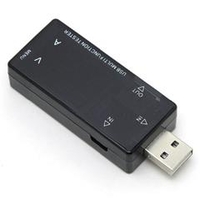 タイムリー QC3．0出力OFFタイマー機能内蔵 USB簡易電圧・電流チェッカー RT-USBVACT1