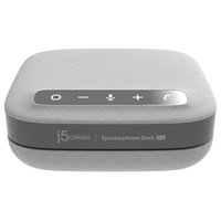 j5Create Bluetooth Speakerphone with USB-C デュアルHDMI Gen2 9in1 ドッキングステーション JCDS337