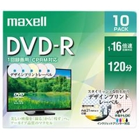 エディオンネットショップ｜マクセル DRD120PME10S 録画用DVD-R 4．7GB 