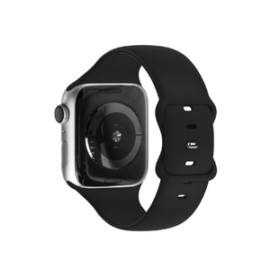 EGARDEN Apple Watch 49/45/44/42mm用SILICONE BAND ブラック EGD21777AWBK-イメージ2