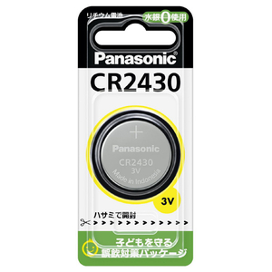 パナソニック コイン型リチウム電池 1個入り CR-2430P-イメージ1