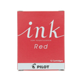 パイロット 万年筆カートリッジインキ 赤 12本 F801777-IRF-12S-R
