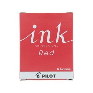 パイロット 万年筆カートリッジインキ 赤 12本 F801777-IRF-12S-R-イメージ1