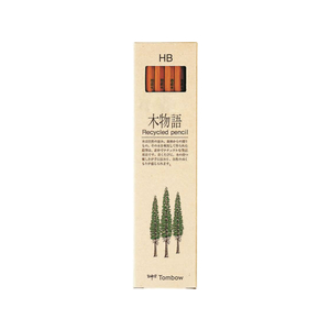 トンボ鉛筆 リサイクル鉛筆 木物語HB 12本 HB1ダース(12本) F802038-LA-KEAHB-イメージ1