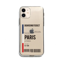 Dparks iPhone 12 mini用ソフトクリアケース PARIS DS19785I12