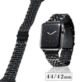 エレコム Apple Watch 44/42mm用ラグジュアリーステンレスバンド ブラック AW44BDSS7BK