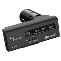 カシムラ Bluetooth FMトランスミッター 4バンド USB1ポート 2．4A ブラック KD189