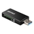 BUFFALO USB3．0 SD/microSD専用カードリーダー ブラック BSCR27U3BK-イメージ1
