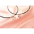 コラントッテ TAO ネックレス スリム (Mサイズ) AURA mini(アウラ ミニ) シャンパンゴールド×ホワイトラメ ABAPR62M-イメージ2