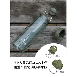 シービージャパン オーシャンビバレッジボトル 710抗菌 グレー OBB710ｺｳｷﾝｸﾞﾚ--イメージ5