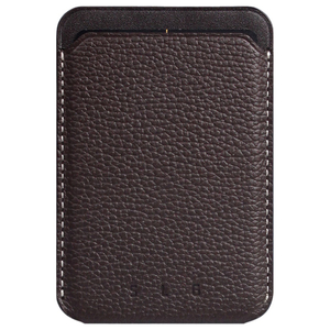 SLG Design MagSafe対応 Full Grain Leather カードケース ブラウンクリーム SD20800MS-イメージ1