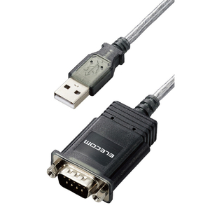 エレコム USBtoSerial変換ケーブル 0．5m グラファイト UC-SGT2-イメージ7