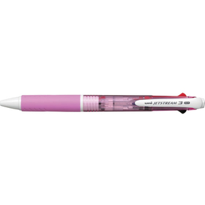 三菱鉛筆 ジェットストリーム3色ボールペン0.7mm ピンク 1本 F884932-SXE340007.13-イメージ1