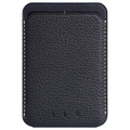 SLG Design MagSafe対応 Full Grain Leather カードケース ブラックブルー SD20803MS