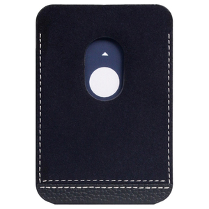 SLG Design MagSafe対応 Full Grain Leather カードケース ブラックブルー SD20803MS-イメージ3
