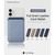 SLG Design MagSafe対応 Full Grain Leather カードケース ブラックブルー SD20803MS-イメージ4
