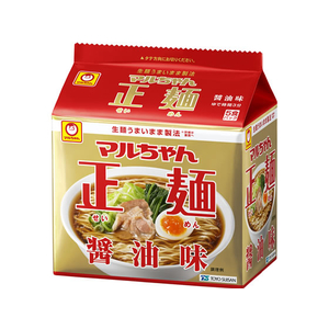 東洋水産 マルちゃん正麺 醤油味 5食パック F863465-イメージ1