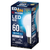 アイリスオーヤマ LED電球 E26口金 全光束810lm(7．3W 一般電球タイプ 広配光タイプ) 昼白色相当 オリジナル LDA7N-G-6EDA-イメージ1