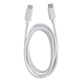 イツワ商事 USB Type-C to C 充電通信ケーブル(1m) ホワイト MTCD2302WH