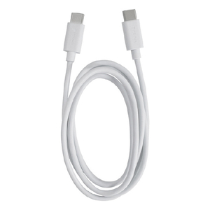 イツワ商事 USB Type-C to C 充電通信ケーブル(1m) ホワイト MTCD2302WH-イメージ1