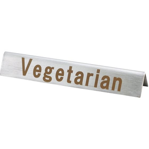 江部松商事 18-8 フードメッセージ バー「Vegetarian」 FC979LC-1253750-イメージ1