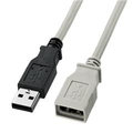 サンワサプライ USB延長ケーブル(0．3m) KU-EN03K