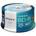SONY 録画用25GB 1層 1-6倍速対応 BD-R追記型 ブルーレイディスク 50枚入り 50BNR1VJPP6