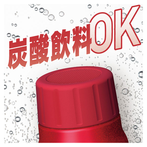 サーモス 保冷炭酸飲料ボトル(0．5L) レッド FJK-500R-イメージ2