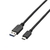 エレコム USB3．1ケーブル(A-TypeC) 1．0m ブラック USB3-AC10BK-イメージ1