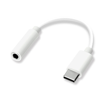 PGA 3．5mmイヤフォン変換アダプタ for USB Type-C Premium Style ホワイト PG-35CCN02WH