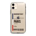 Dparks iPhone 12/12 Pro用ソフトクリアケース PARIS DS19825I12P