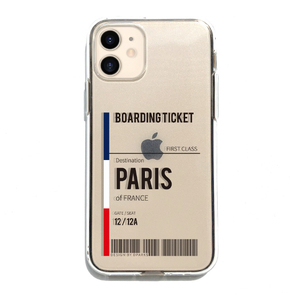Dparks iPhone 12/12 Pro用ソフトクリアケース PARIS DS19825I12P-イメージ1