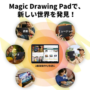 XP-PEN タブレット Magic Drawing Pad 9494GJP-イメージ16