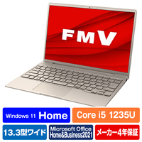 富士通 ノートパソコン e angle select LIFEBOOK ベージュゴールド FMVC77H3GE