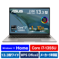 ASUS ノートパソコン Zenbook S 13X OLED バサルトグレー UX5304VA-NQI7W
