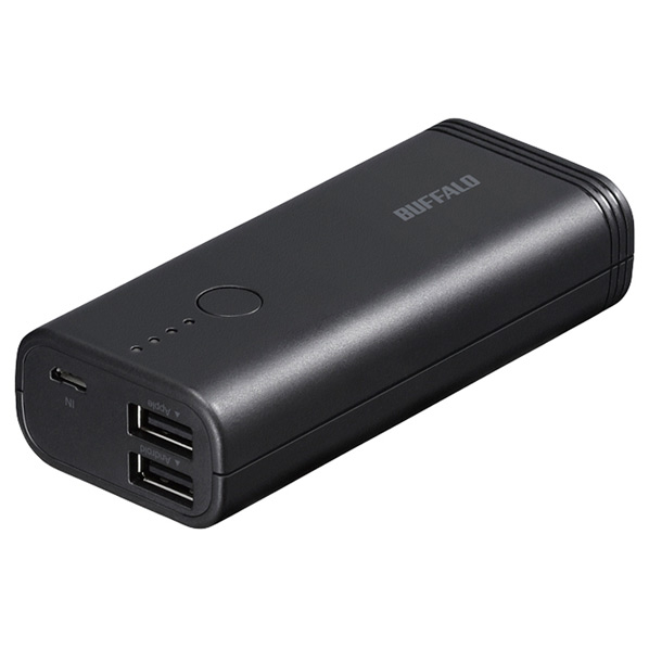 エディオンネットショップ Buffalo Bsmpb5210p2bk スマートフォン タブレット用モバイルバッテリー 50mahタイプ ブラック