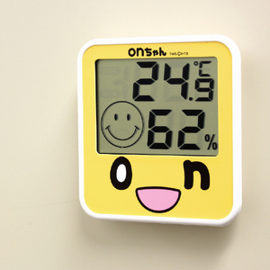 エンペックス onちゃん デジタル温湿度計 onちゃんフェイス TD8484-イメージ4