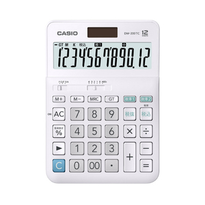 カシオ W税率電卓 DW-200TC-N-イメージ1