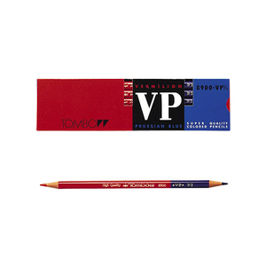 トンボ鉛筆 赤青鉛筆 8900VP 7/3(朱藍) F845014-8900-VP7/3-イメージ1