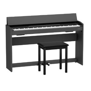 ローランド 電子ピアノ 【固定椅子付き】 Fシリーズ ブラック F107-BK-イメージ1