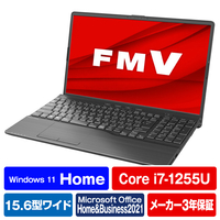 富士通 ノートパソコン e angle select LIFEBOOK ブライトブラック FMVA57H3BE