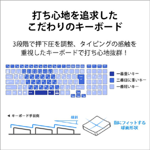 富士通 ノートパソコン e angle select LIFEBOOK ファインシルバー FMVA57H3SE-イメージ11