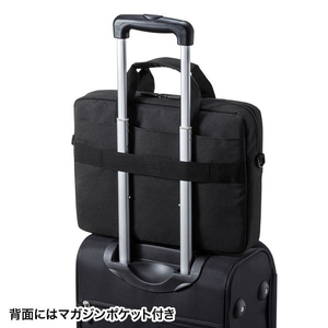 サンワサプライ PCインナーバッグ(13．3型ワイド) ブラック BAG-INA4N2-イメージ5