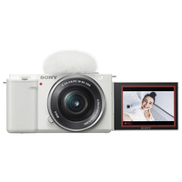 SONY デジタル一眼カメラ・パワーズームレンズキット VLOGCAM ZV-E10L ホワイト ZVE10LW