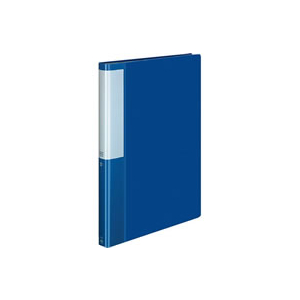 コクヨ クリヤーブック POSITY 固定式A4 40ポケット ブルー 1冊 F826231-P3ﾗ-L40NB-イメージ1